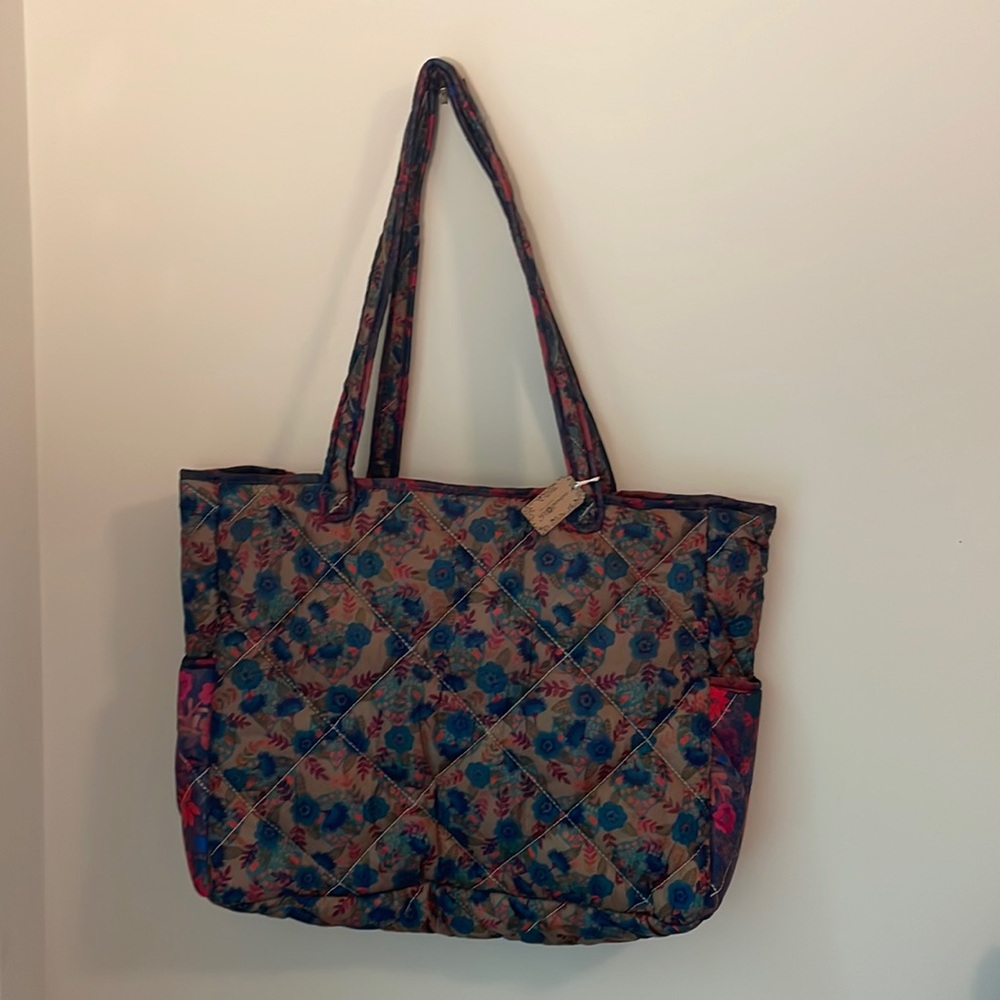NWT Natural Life Puffy Tote